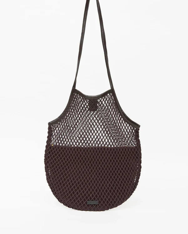 Yerse - Chocolate Shopper Mesh Bag