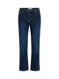 KAFFE - Maris Straight Leg Dark Blue Denim