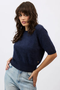 Mia Fratino - Birdie Brushed Tee Midnight