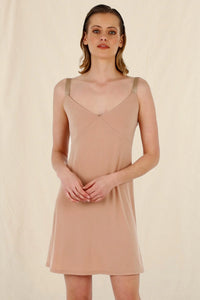 CURATE by Trelise Cooper - Slip Up Slip Dress Nude/Black