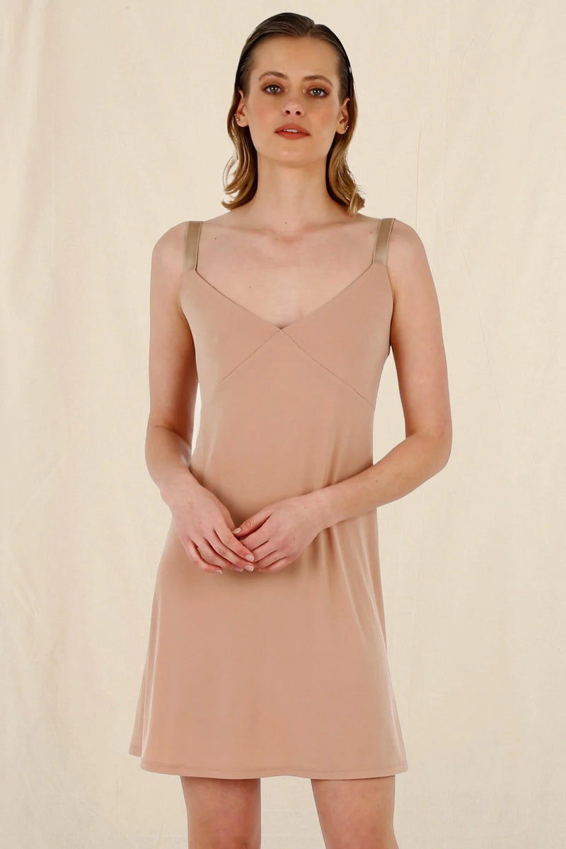 CURATE by Trelise Cooper - Slip Up Slip Dress Nude/Black