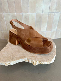 Alfie and Evie - Kirk Camel Suede