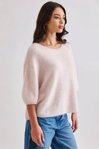 Mia Fratino - Eliza Brushed Tee Baby Pink