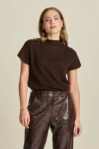 POM Amsterdam - Brown Knit Top/Vest