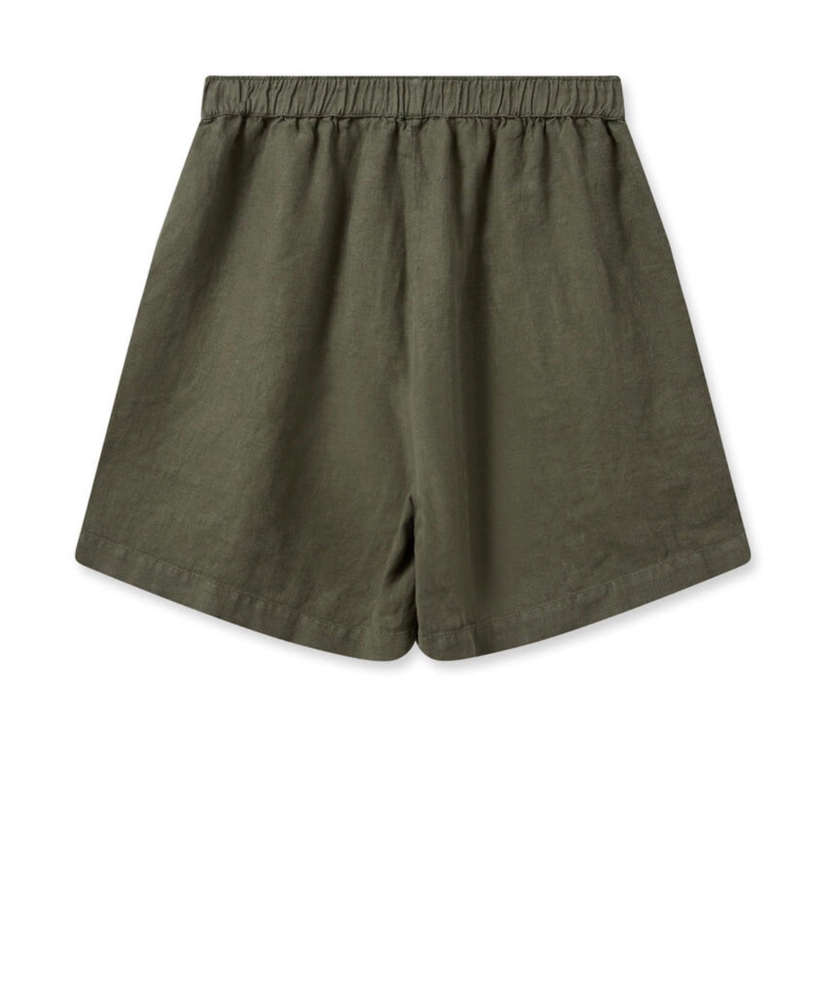 MOS MOSH - Emmi Linen Shorts Dusty Olive