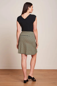 King Louie - Border Skirt Fusili Black Print