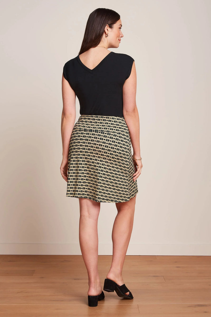 King Louie - Border Skirt Fusili Black Print
