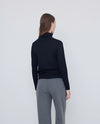Yerse - High Neck Longsleeve Tee Black