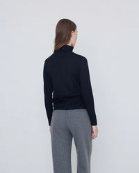 Yerse - High Neck Longsleeve Tee Black