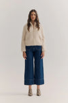 World of Nomads - Felix Zip Cardigan Oatmeal