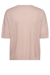 Mos Mosh - Swann O-SS Flora Tee Rose Smoke