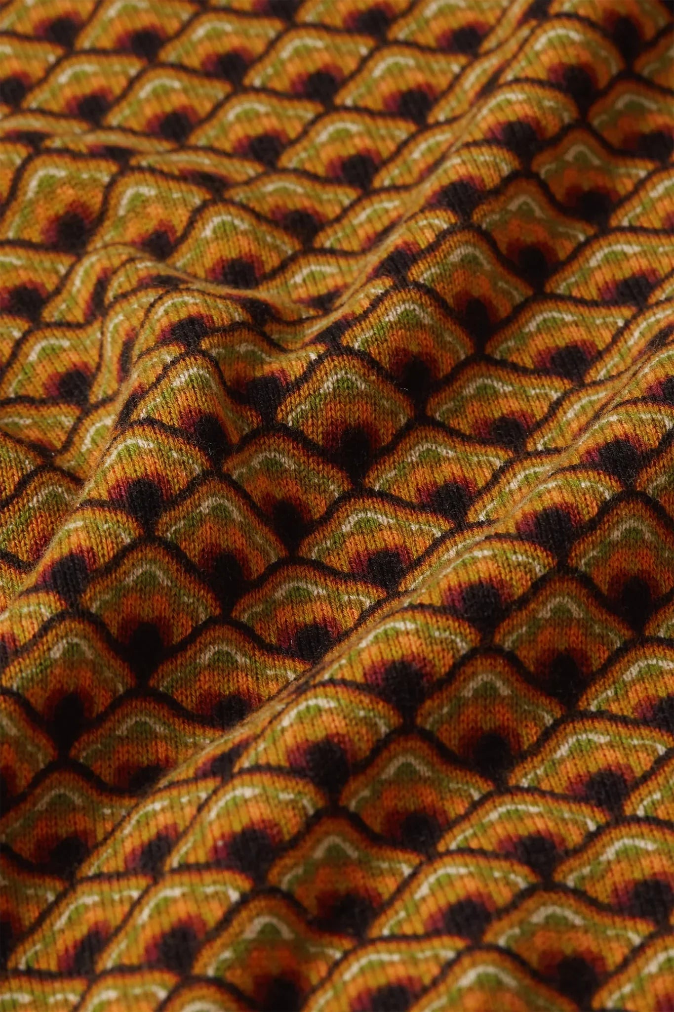 King Louie - Cardi Round Neck Frio Cabernet Red