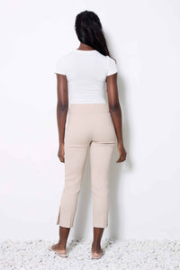 UP! Pants - Panama Crop Pant Textured Beige