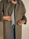 Mos Mosh - Venice Wool Coat Forest Night