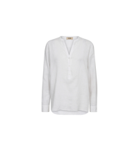 MOS MOSH - Danna Linen Blouse White