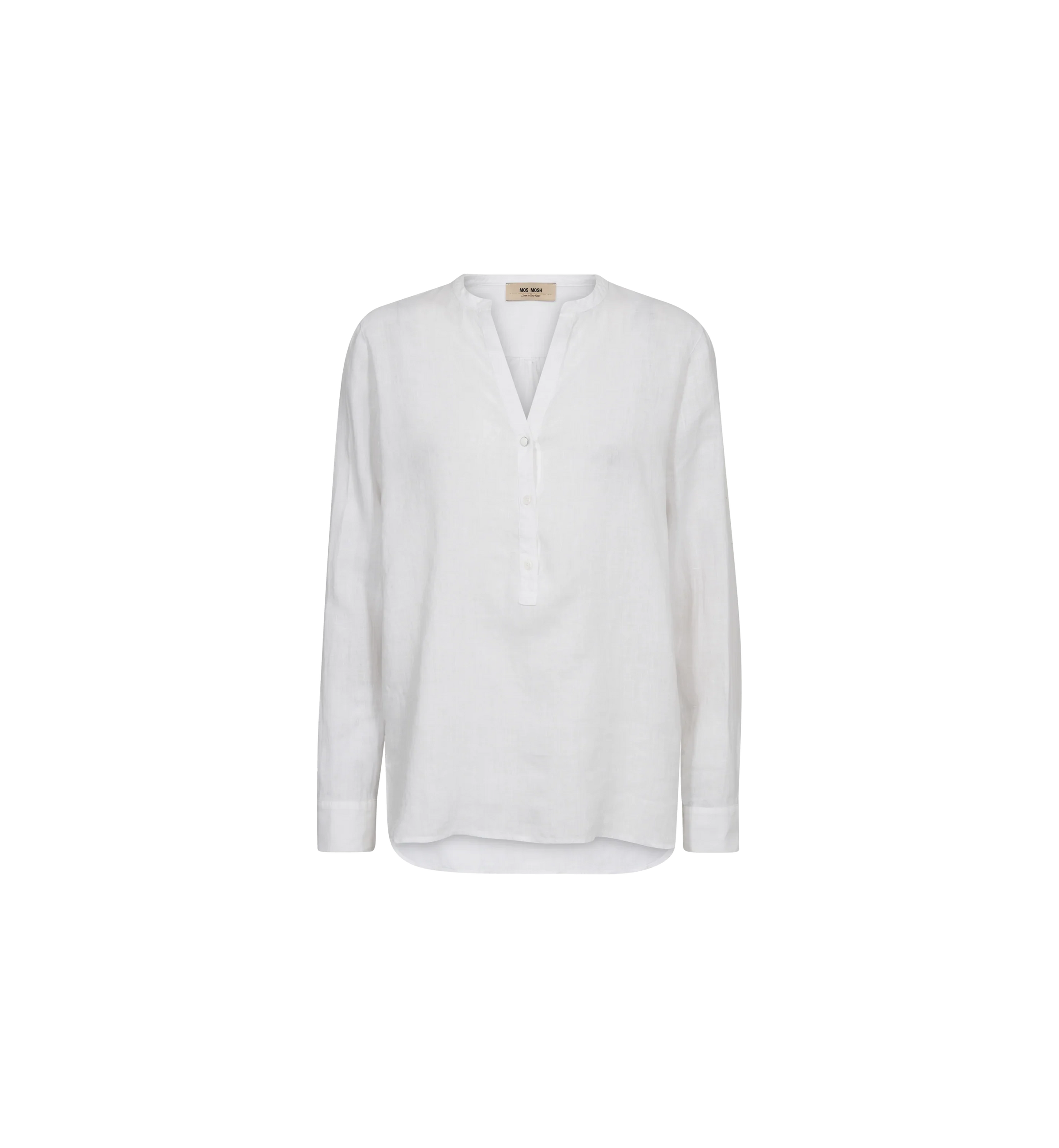MOS MOSH - Danna Linen Blouse White