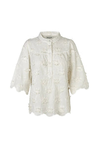 Lolly’s Laundry - Louise SS Blouse Creme
