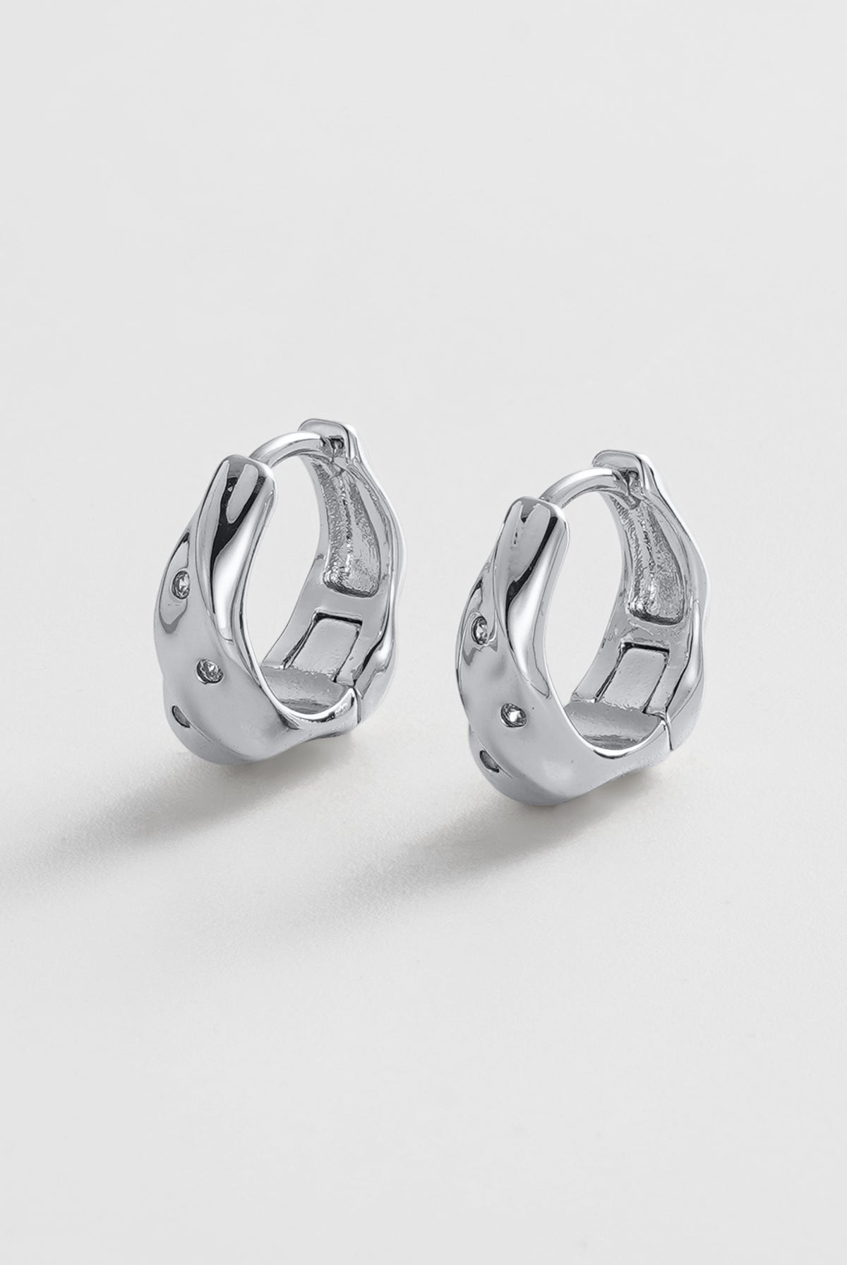 Zafino - June Hoop Silver