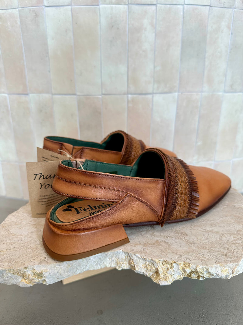 FELMINI - D779 Tan Mule