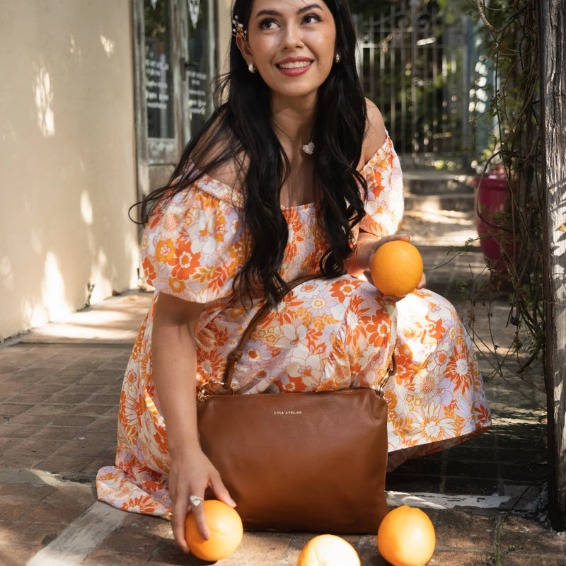 Lola Atelier - Serenita Shoulder Bag in Brown, Blue or Green