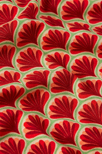 King Louie - Border Skirt Touché Red Print