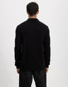 Rhythm -  Mohair Button Up Knit Black