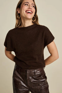 POM Amsterdam - Brown Knit Top/Vest