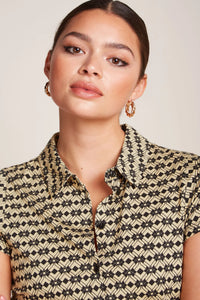 King Louie - Short Sleeve Fusili Blouse