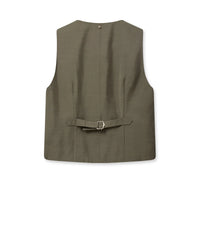 Mos Mosh - Lua Eden Vest Dusty Olive