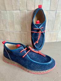 Gaimo - Pranvi Dark Jeans Blue Rough Suede