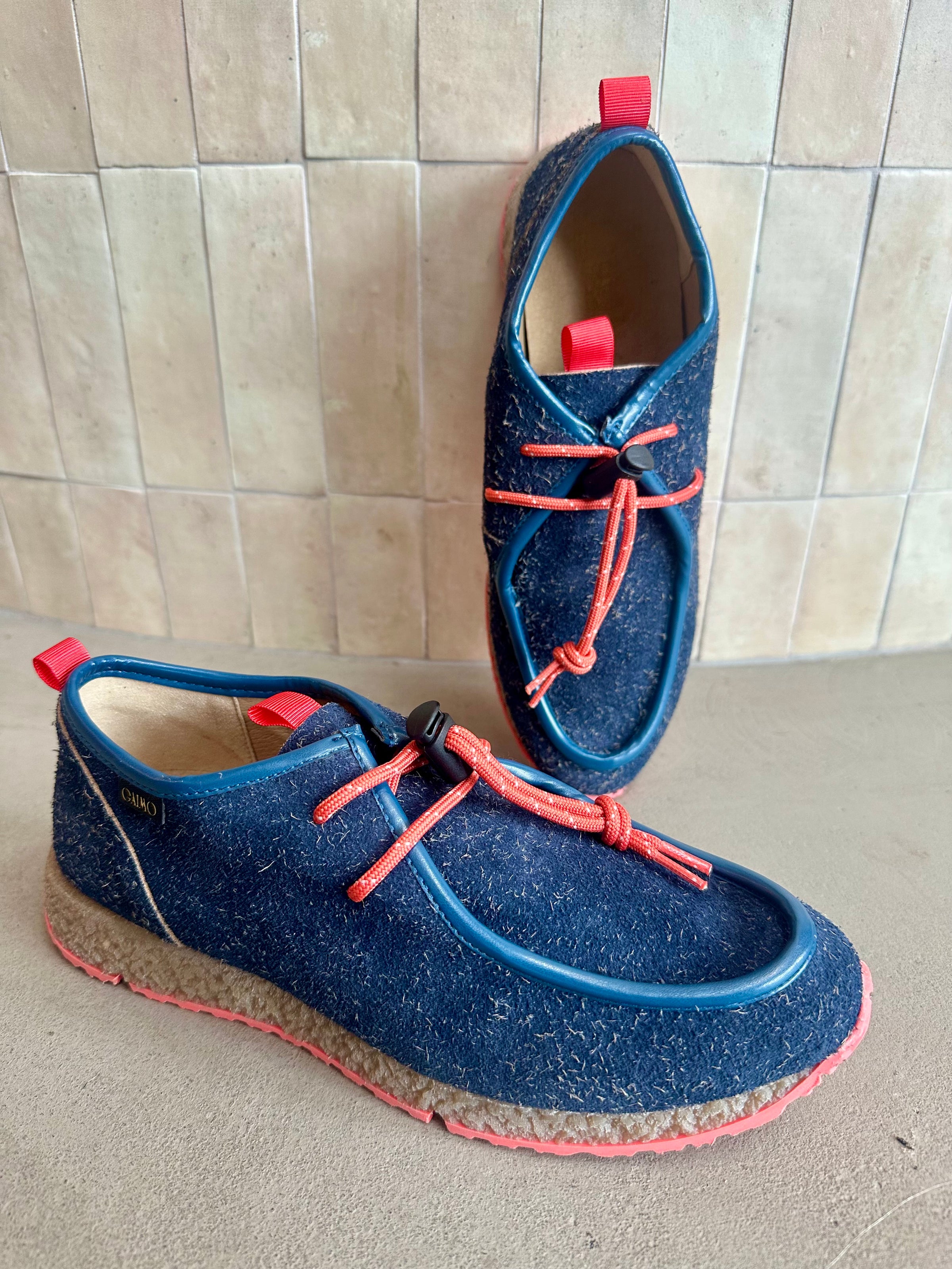 Gaimo - Pranvi Dark Jeans Blue Rough Suede