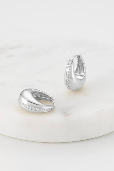 Zafino - Piper Hoop Silver