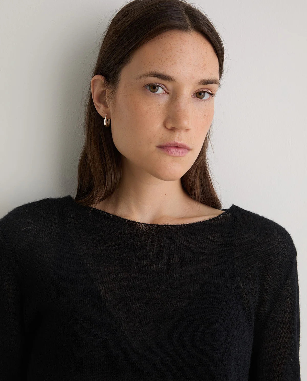 Yerse - Boat Neck Knit Black