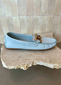 Sempre Di- Moccasin Driving Shoe Soft Aqua
