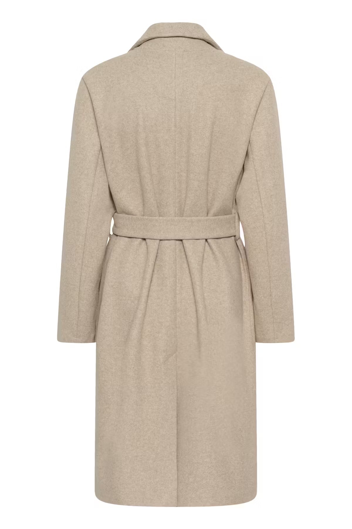 KAFFE - Saturn Coat Jacket Beige Smoke Melange