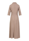 Coster Copenhagen - Dress with Raw Edges Warm Sand
