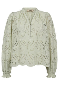 Mos Mosh - Tazzin Caza Blouse Celadon