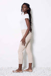 UP! Pants - Panama Crop Pant Textured Beige