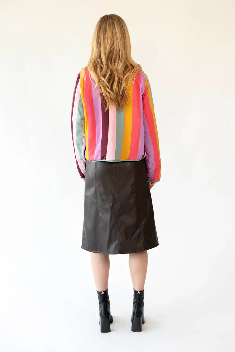 Lolly’s Laundry - Emilia Quilted Jacket Rainbow