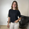 Mos Mosh - Swann O-SS Flora Tee Black