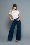 ATTE Denim - Claudia Wide Leg Flare Jean Ink