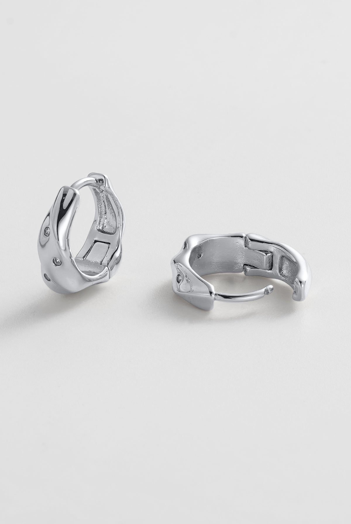 Zafino - June Hoop Silver
