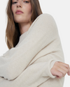 Yerse - Cotton Cashmere Ribbed Knit Ecru
