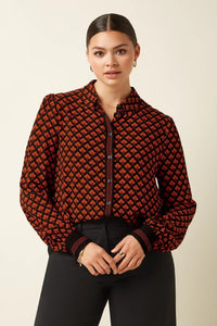 King Louie - Maisie Blouse Moire Black