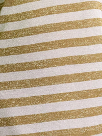 Traffic People - Tarnish Gold Lurex Stripe Dress