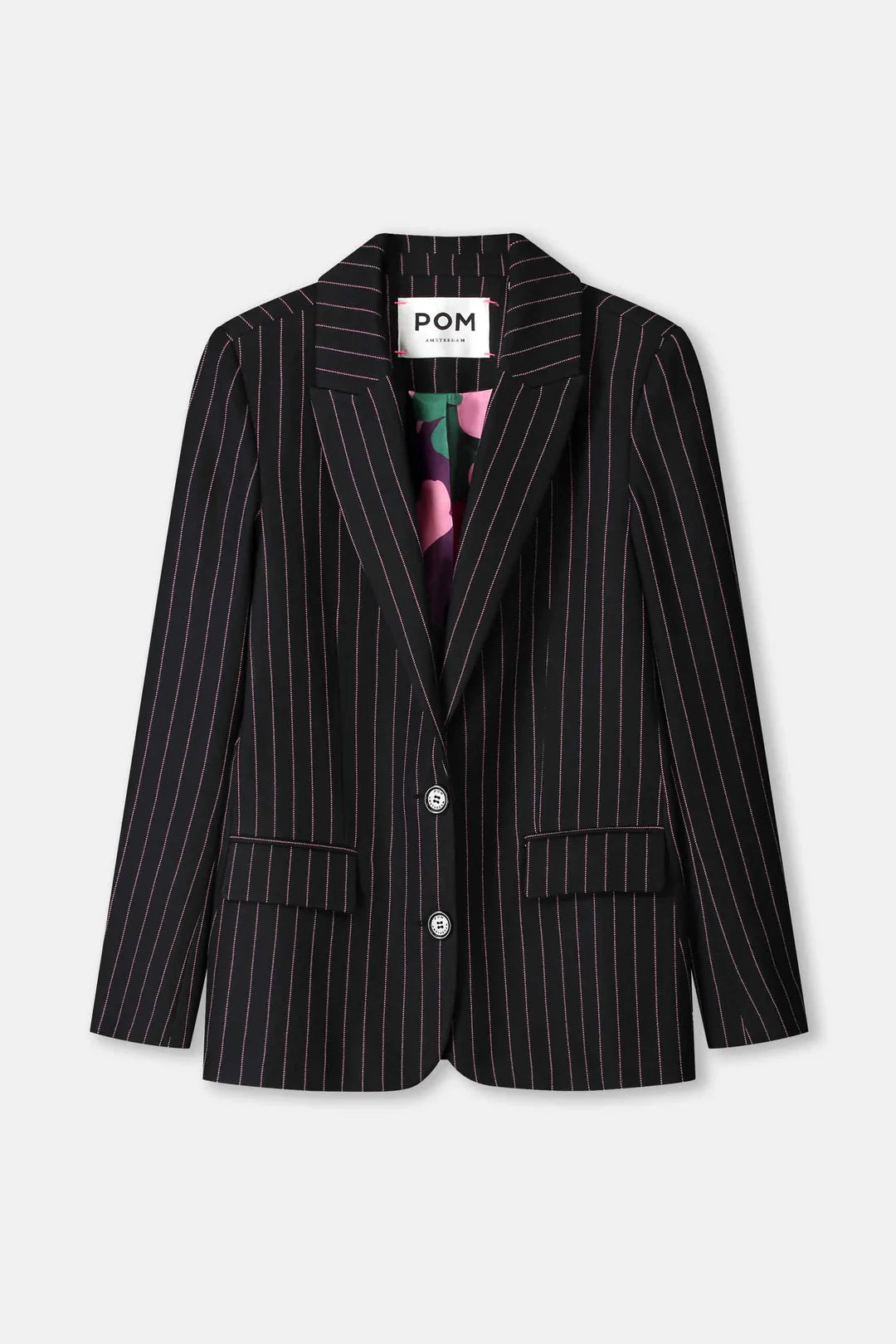 POM Amsterdam - Noir Striped Blazer