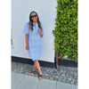 Marta Du Chateau - Thalia Dress in Celeste Blue