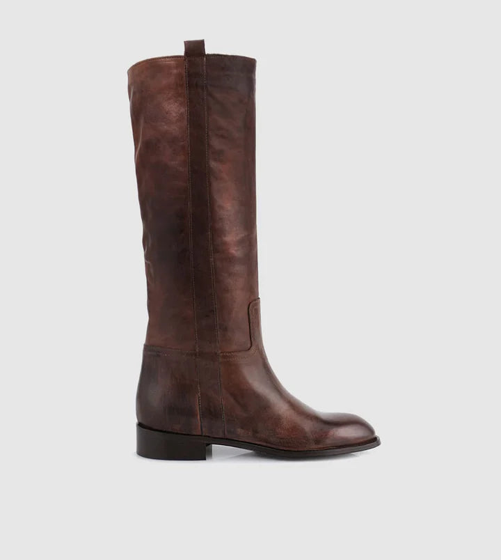 Sempre Di - Evie Knee High Boot Cuoio Brown