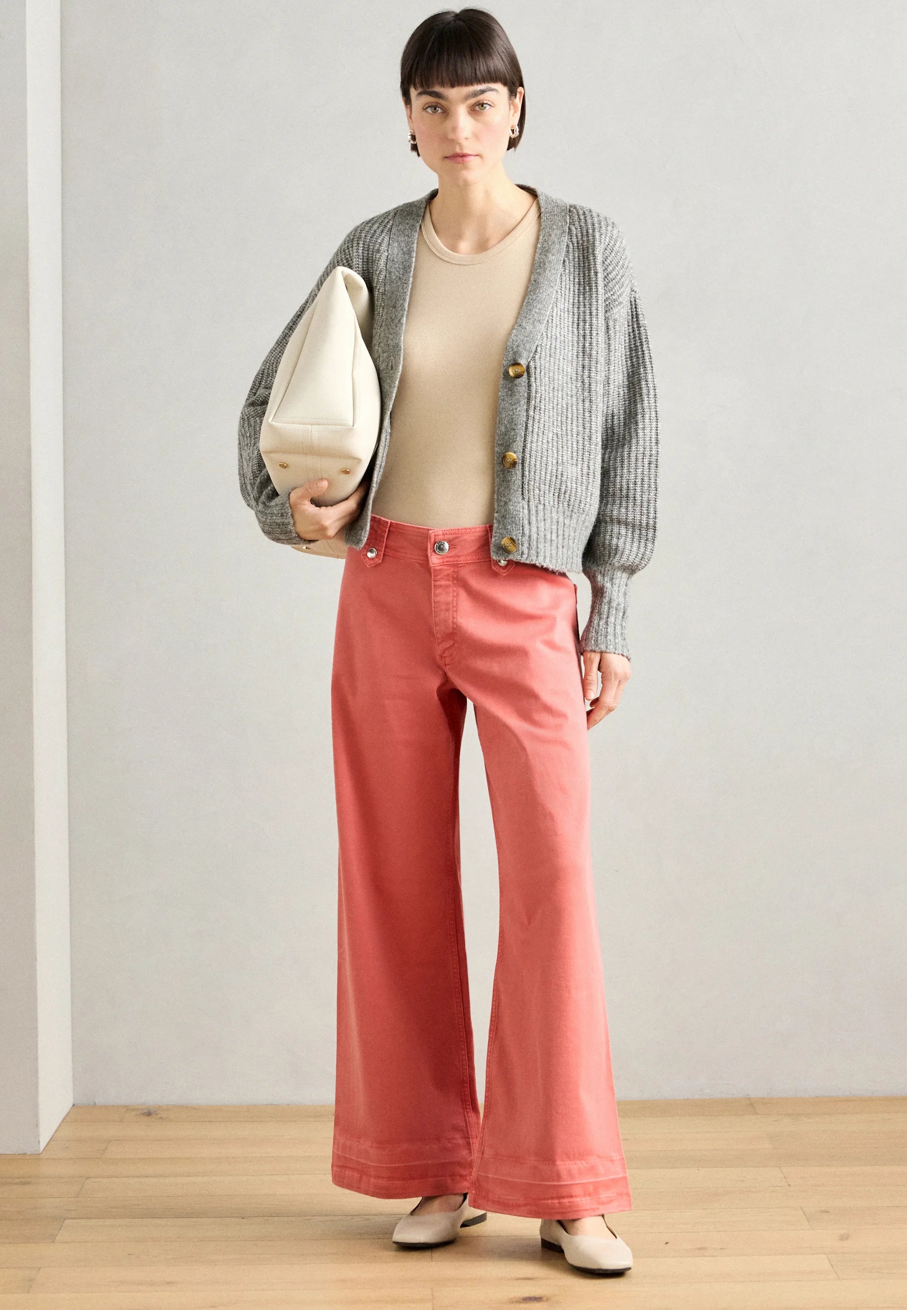 MOS MOSH - Hermina Zack Jeans Faded Rose/Watermelon