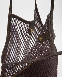 Yerse - Chocolate Shopper Mesh Bag